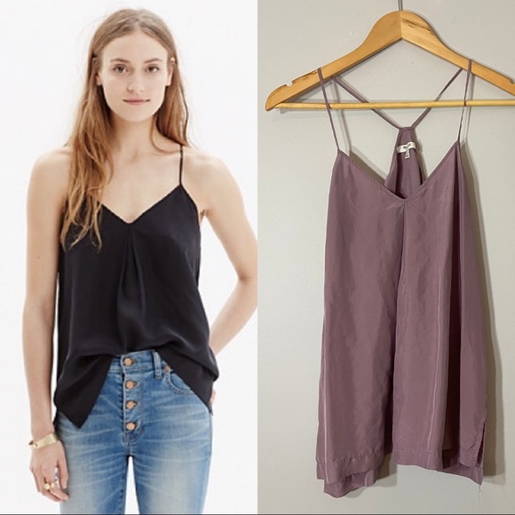 Madewell Lavender 100% Silk Camisole - sz 2
